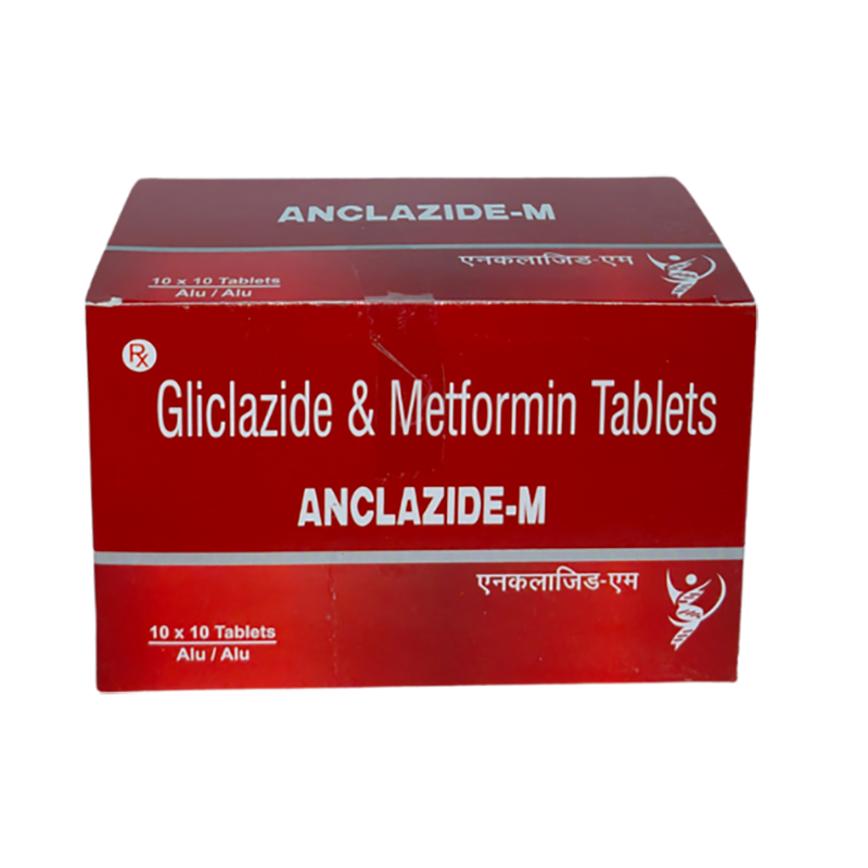 Anclazide-M Tablet — Gliclazide 80mg + Metformin Hydrochloride 500mg