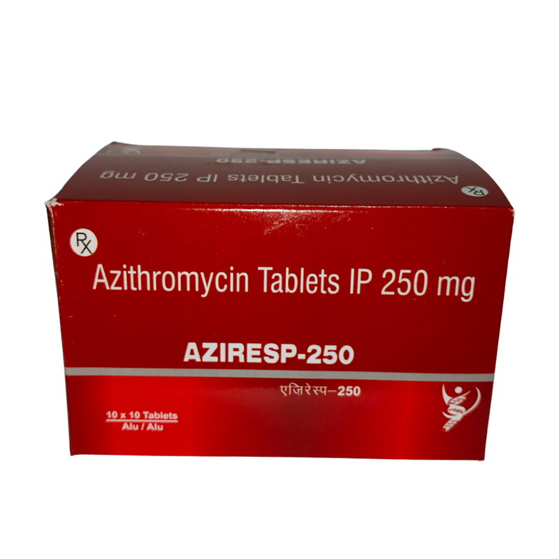 Aziresp 250 — Anhydrous Azithromycin 250mg