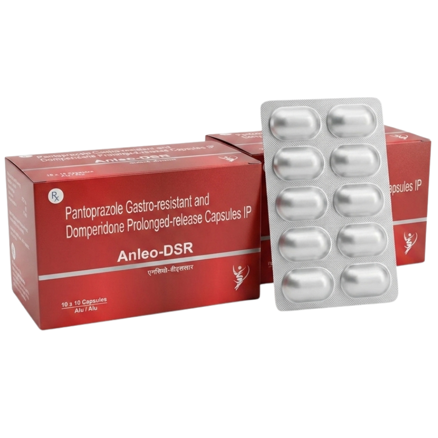 Anleo-DSR Capsule — Pantoprazole 40mg. + Domperidone 30mg